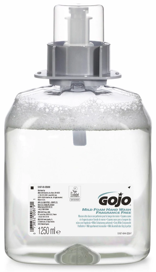 GOJO lágy illatmentes habszappan, FMX, 1250 ml