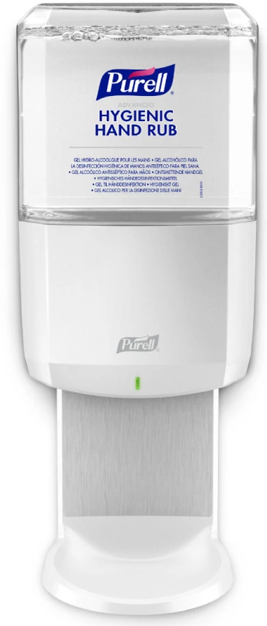 PURELL ES8 automata kézfertőtlenítő adagoló patron nélkül, ES8 kézfertőtlenítő rendszer, 1200ml, ENERGY-ON-THE-REFILL, fehér